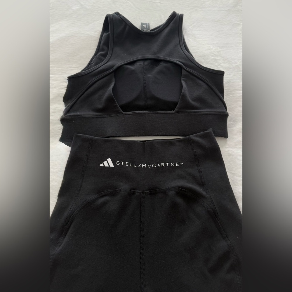 Stella McCartney Adidas Sports Top and Shorts - Picture 4 of 6